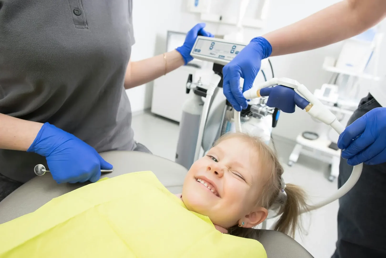 Nena al dentista